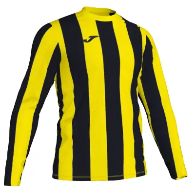 Joma Inter Long Sleeved Shirt - Yellow / Black
