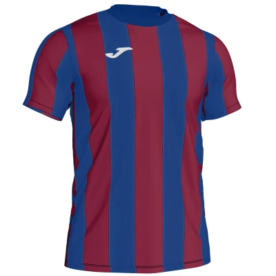 Joma Inter Short Sleeved Shirt - Dark Blue / Dark Red