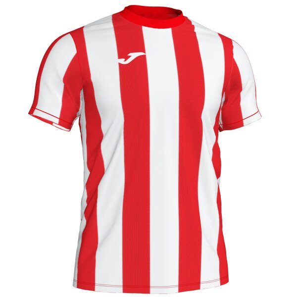 Joma Inter Short Sleeved Shirt - Red / White