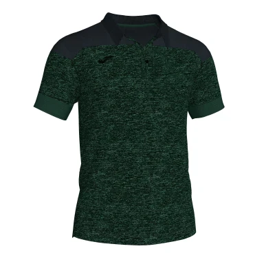 Joma Winner II Polo Shirt - Green Melange / Black
