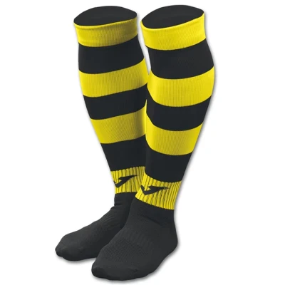 Joma Zebra II Socks - Black / Yellow