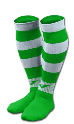 Joma Zebra II Socks - Green / White