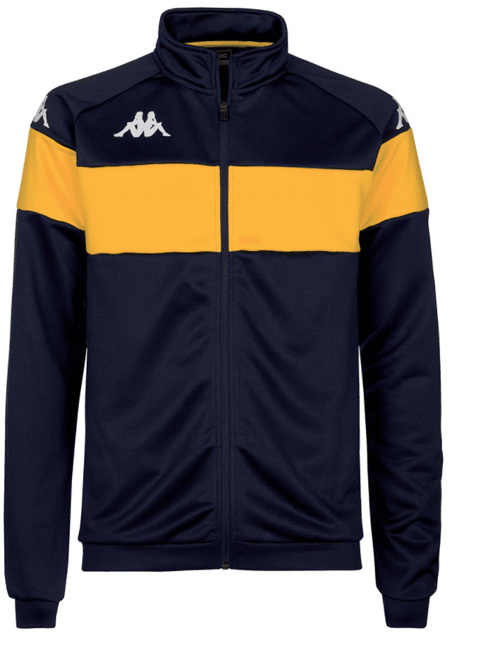 Kappa Dacone Jacket Blue Marine Yellow Chrome Total Football Direct