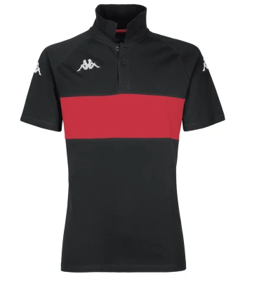 Kappa Dianetti Polo Shirt - Black / Red