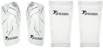 Precision Pro Matrix Shinguards - White