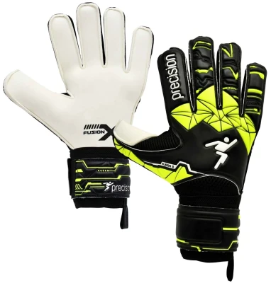 Precision Fusion X Flat Cut Finger Protect Goalkeeper Gloves