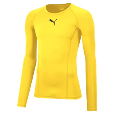 Puma Liga Baselayer - L/S T-Shirt - Cyber Yellow