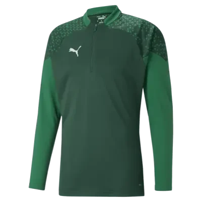 Puma Team Cup Training 1/4 zip Top - 2023 - Pepper Green