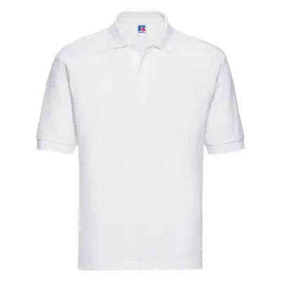 Russell Classic Polycotton Polo - White