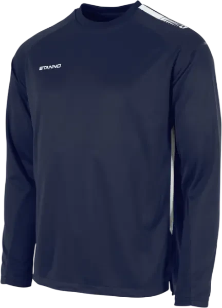 Stanno First Round Neck Sweatshirt - Navy / White
