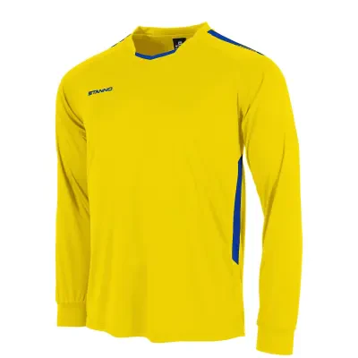 Stanno First Long Sleeve Shirt - Yellow / Royal