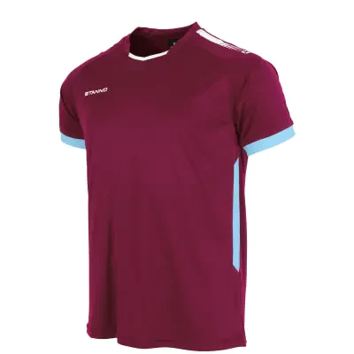 Stanno First Shirt - Maroon / Sky Blue