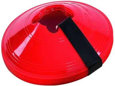 Precision Sleeved Saucer Cones- Red (Set of 10)