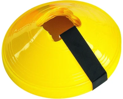 Precision Sleeved Saucer Cones- Yellow (Set Of 10)