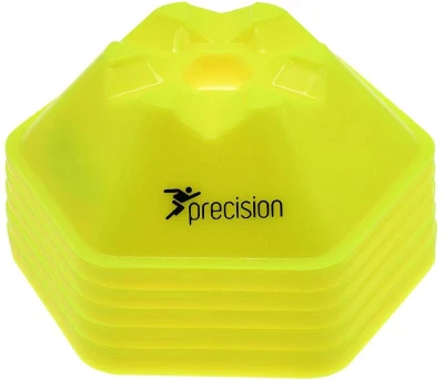 Precision Pro HX Saucer Cones- Fluo Yellow (Set of 50)