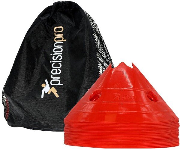 Precision Giant Saucer Cone Set- Red (Set of 20)