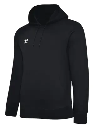 Umbro Club Leisure Hoody - Black / White