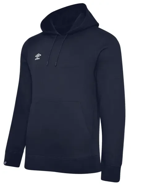Umbro Club Leisure Hoodie - TW Navy / White