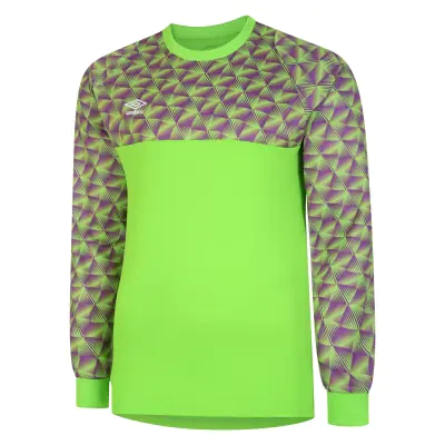 Umbro Flux Goalkeeper Jersey LS - Green Gecko / Purple Cactus