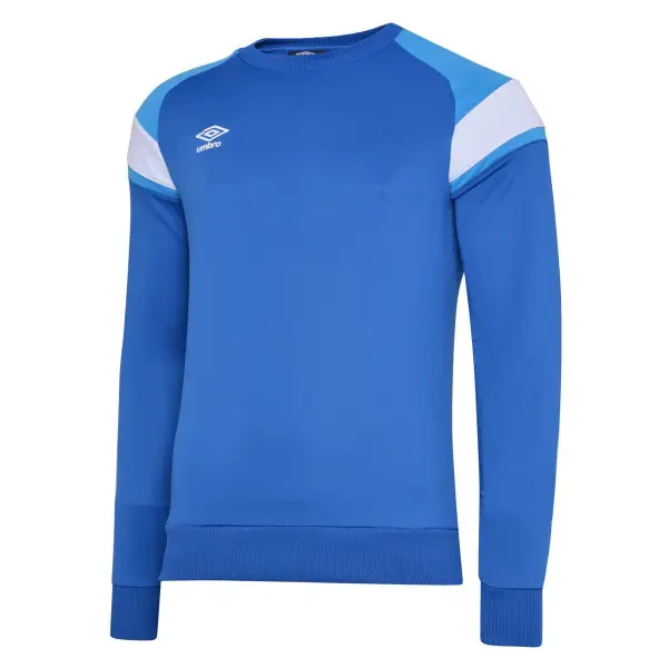 Umbro Poly Fleece Sweatshirt Junior - TW Royal / Ibiza Blue / Brilliant White