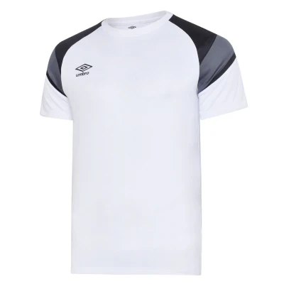 Umbro Training Jersey Junior - Brilliant White / Black / Carbon