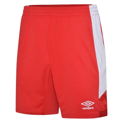 Umbro Vier Shorts - Vermillion / White