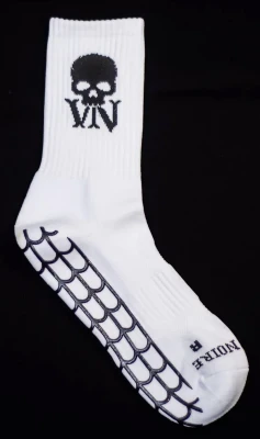Veuve Noire Grip Socks - Black