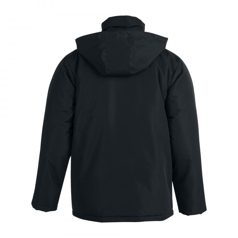 Joma Trivor Bench Jacket Black Total Football Direct