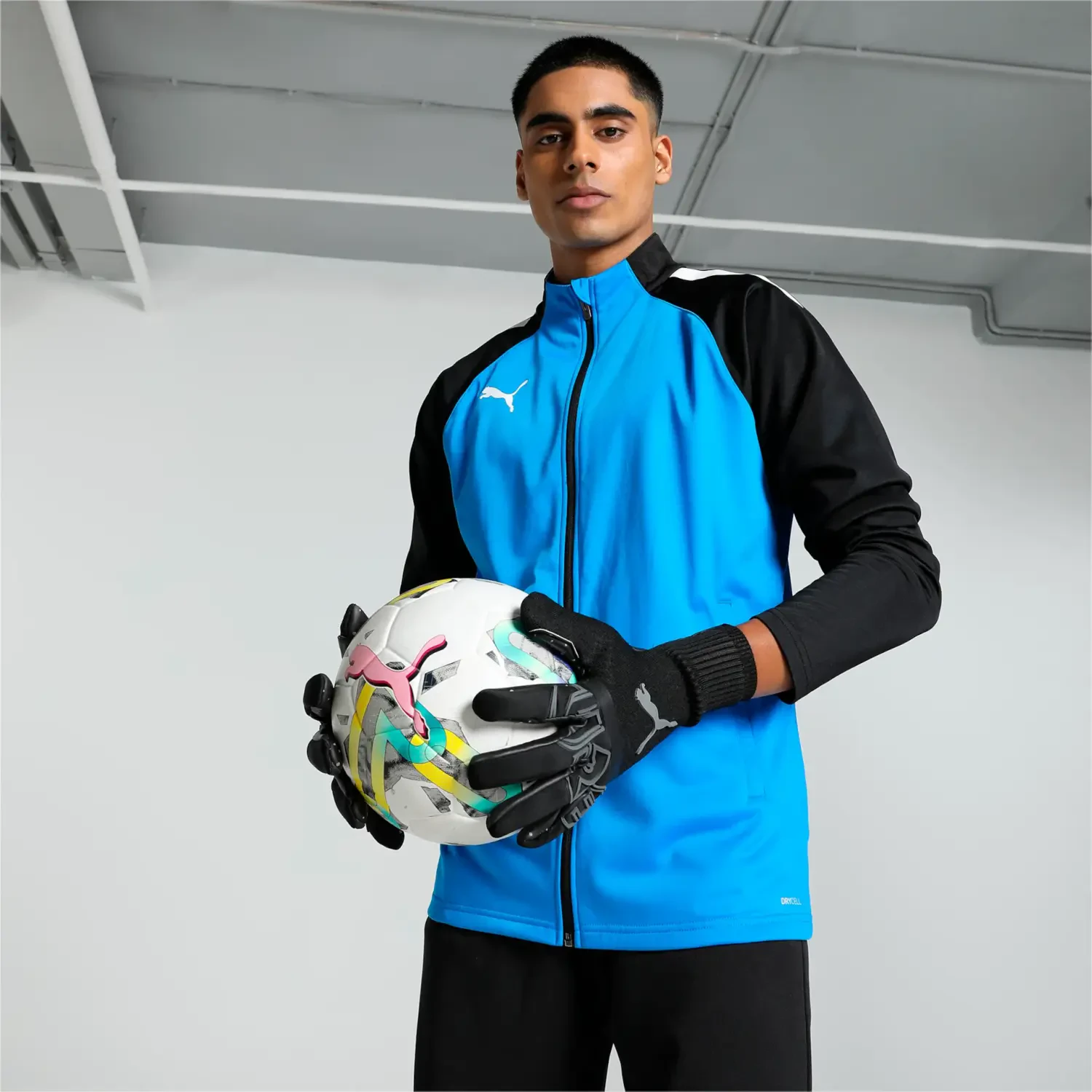 Puma Team Liga 25 Training Jacket - Electric Blue Lemonade/Puma