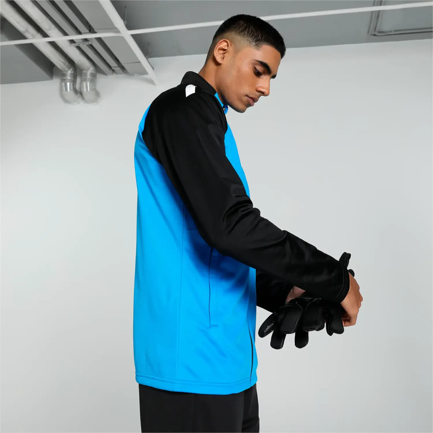 Puma Team Liga 25 Training Jacket - Electric Blue Lemonade/Puma