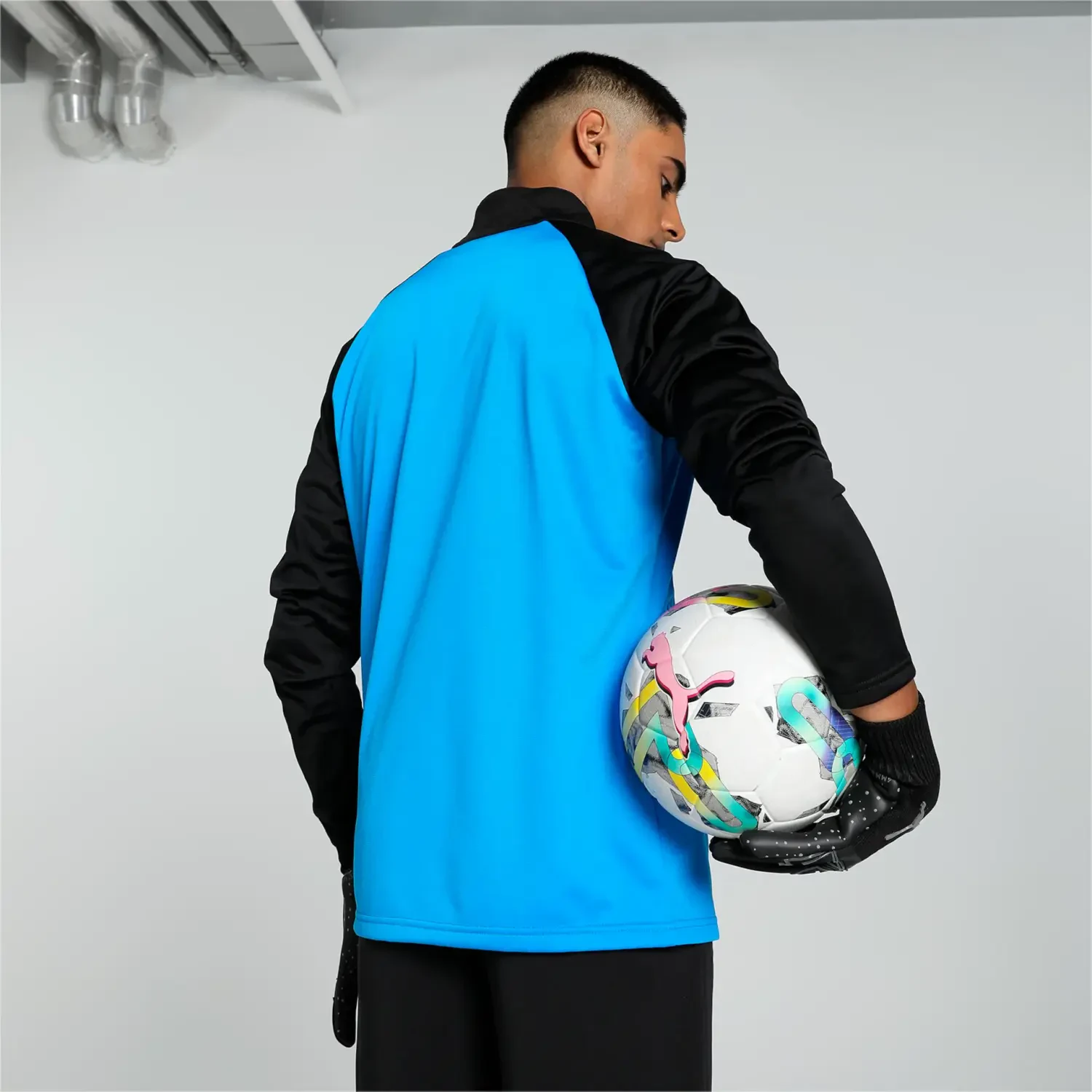 Puma Team Liga 25 Training Jacket - Electric Blue Lemonade/Puma