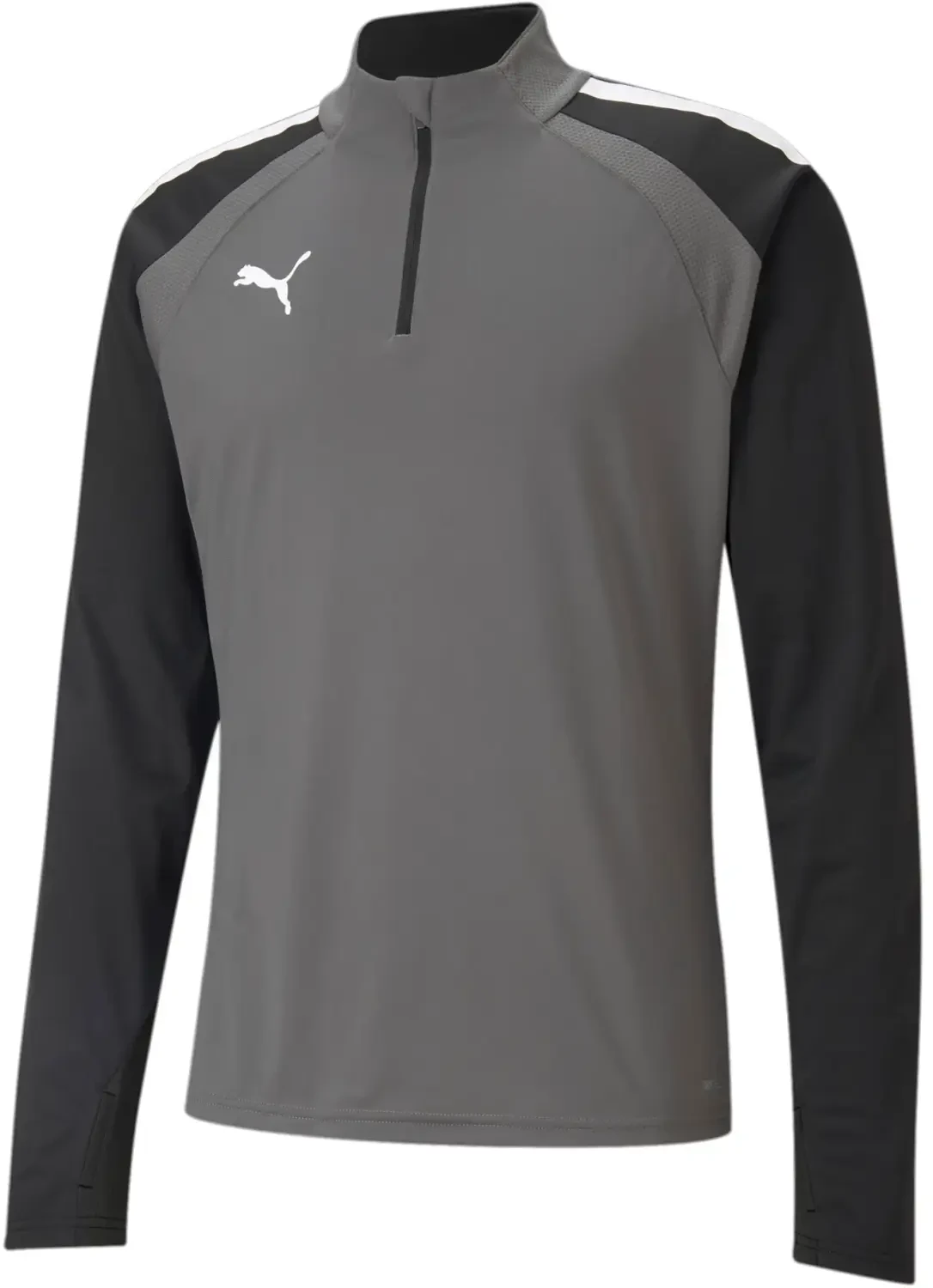 Puma Team Liga 25 Training 1/4 Zip - Smoked Pearl/Puma White