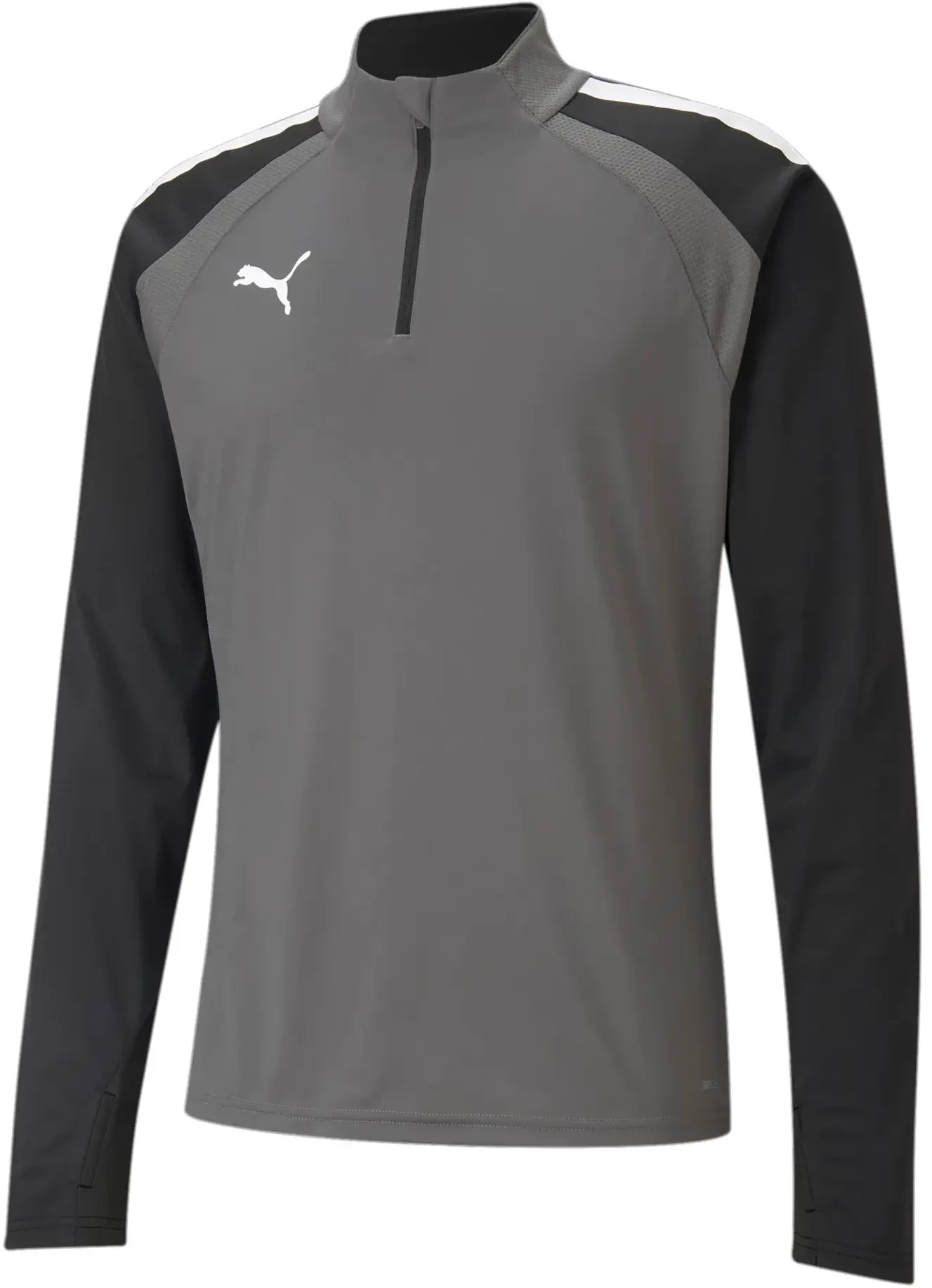 Puma Team Liga 25 Training 1/4 Zip - Smoked Pearl/Puma White