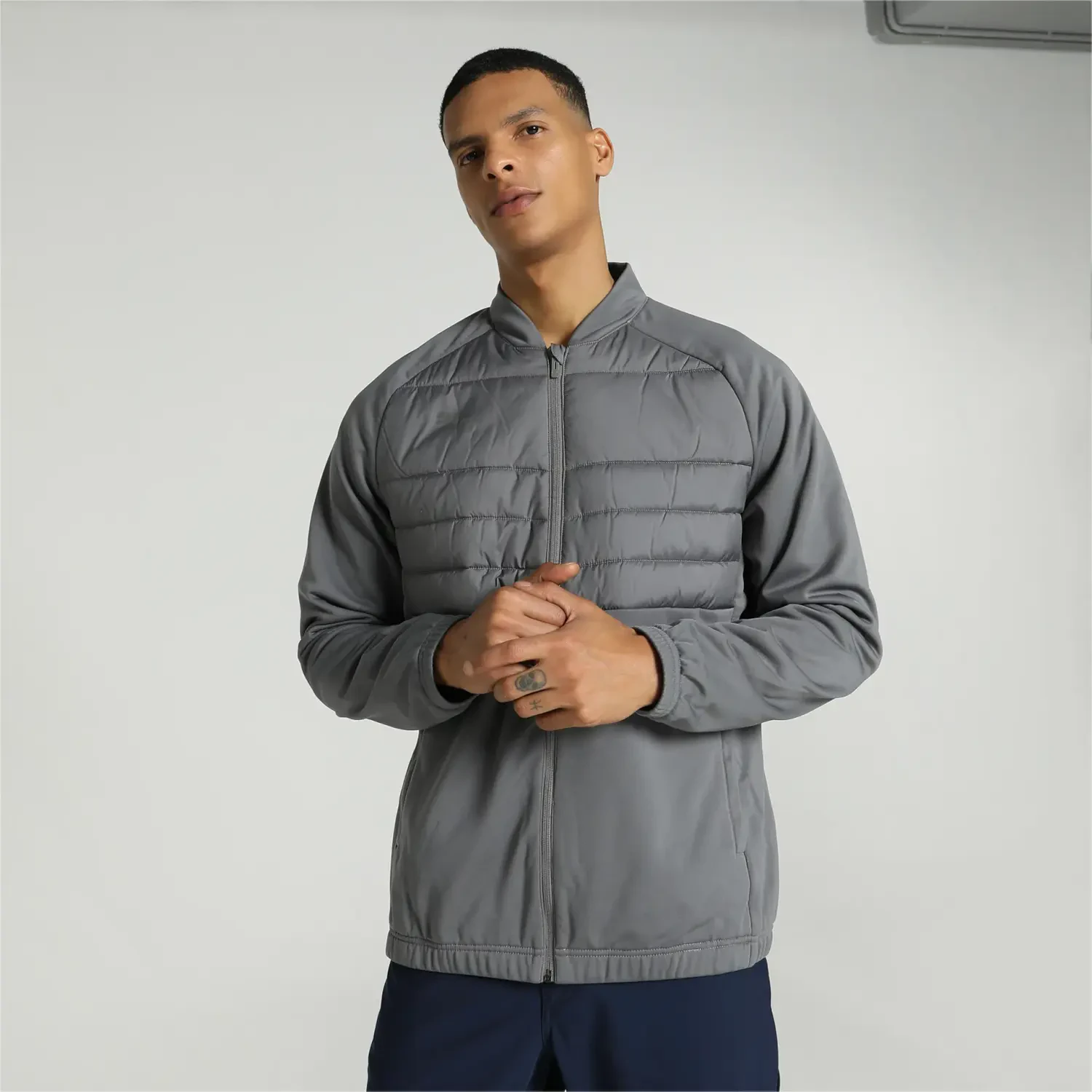 Puma TeamLiga Hybrid Jacket - Smoked Pearl - Total Football
