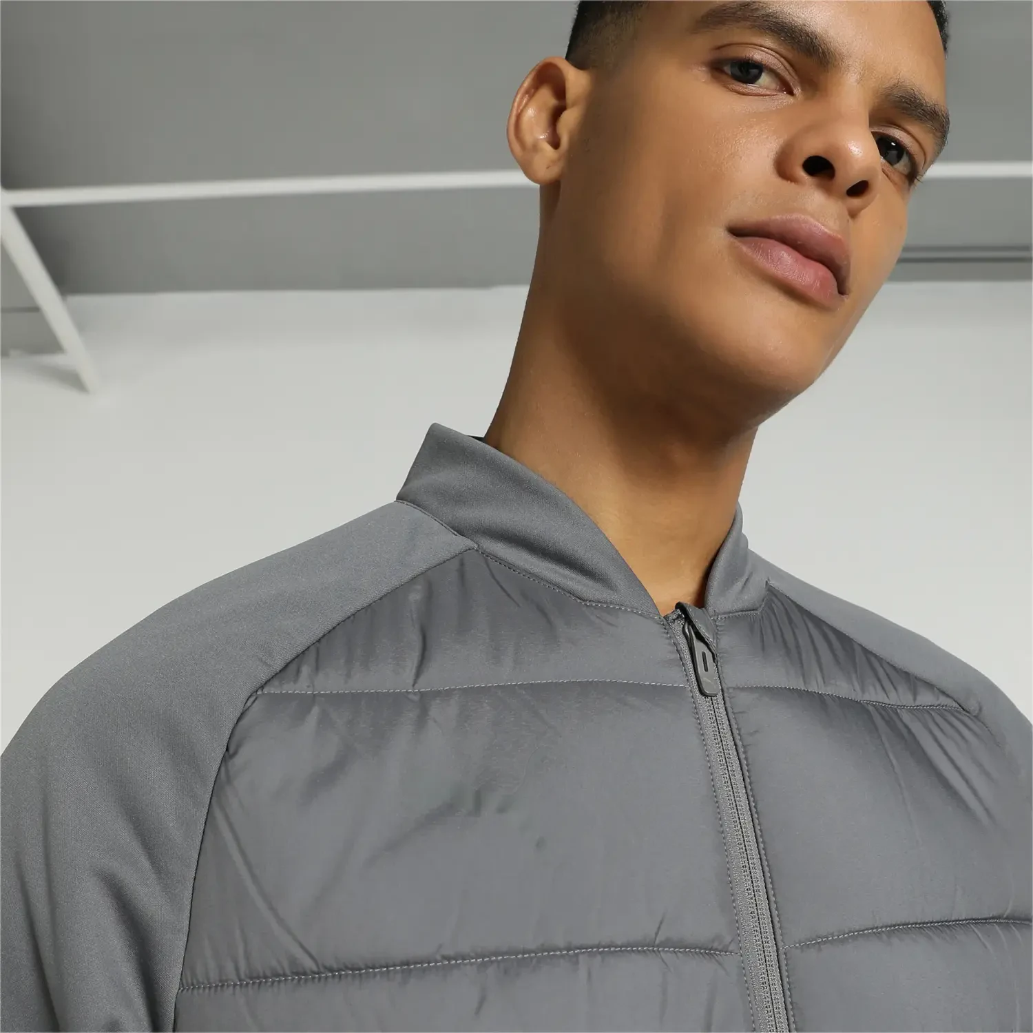 Puma TeamLiga Hybrid Jacket - Smoked Pearl - Total Football