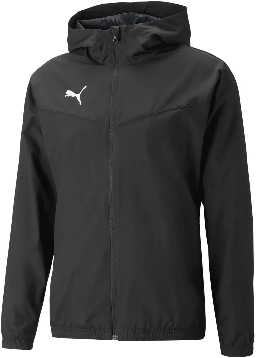 Puma teamRISE Rain Jacket in Black - Mens & Juniors - Total
