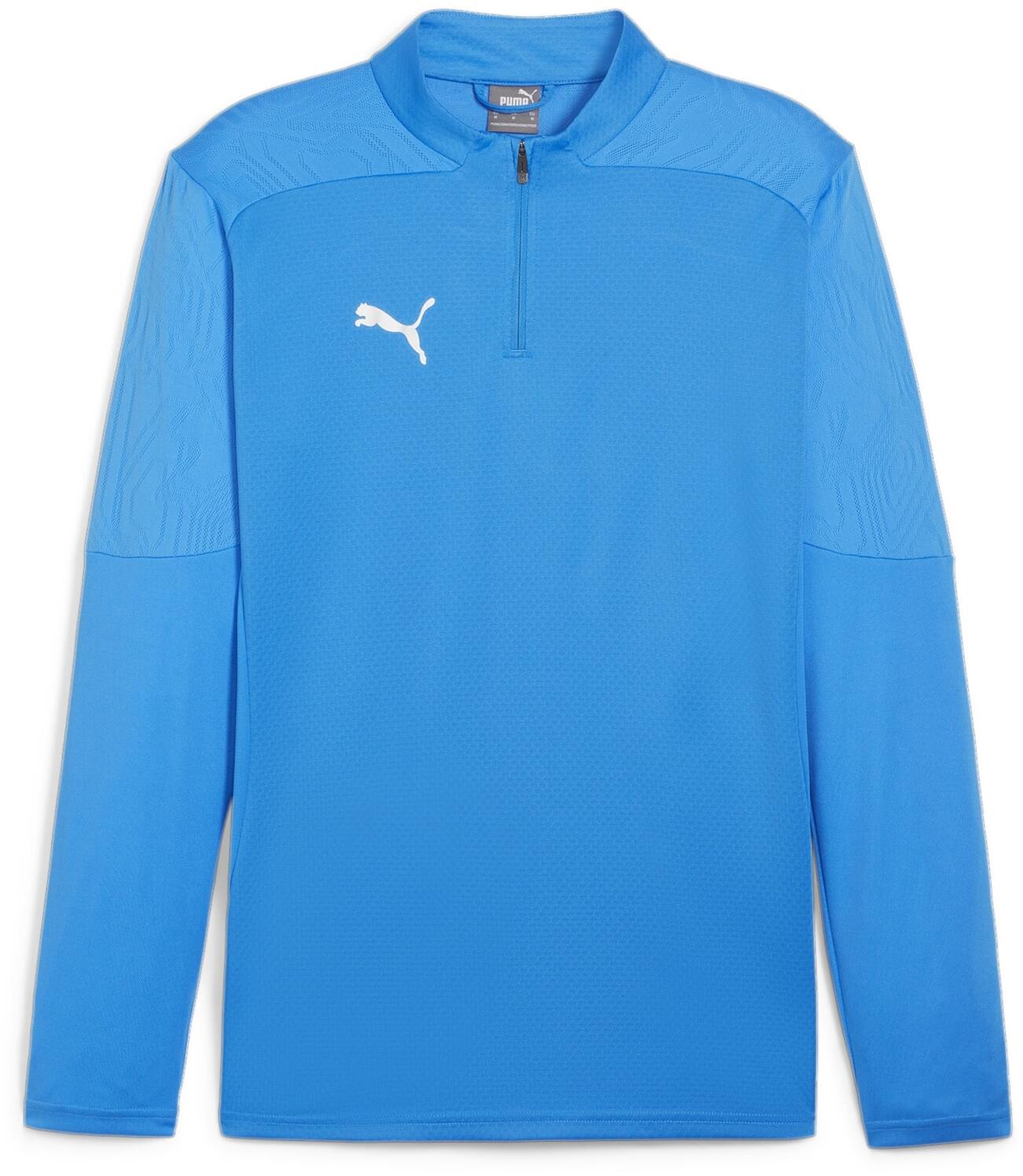 Puma teamFINAL 1 4 Zip Training Top Ignite Blue Total Football Direct