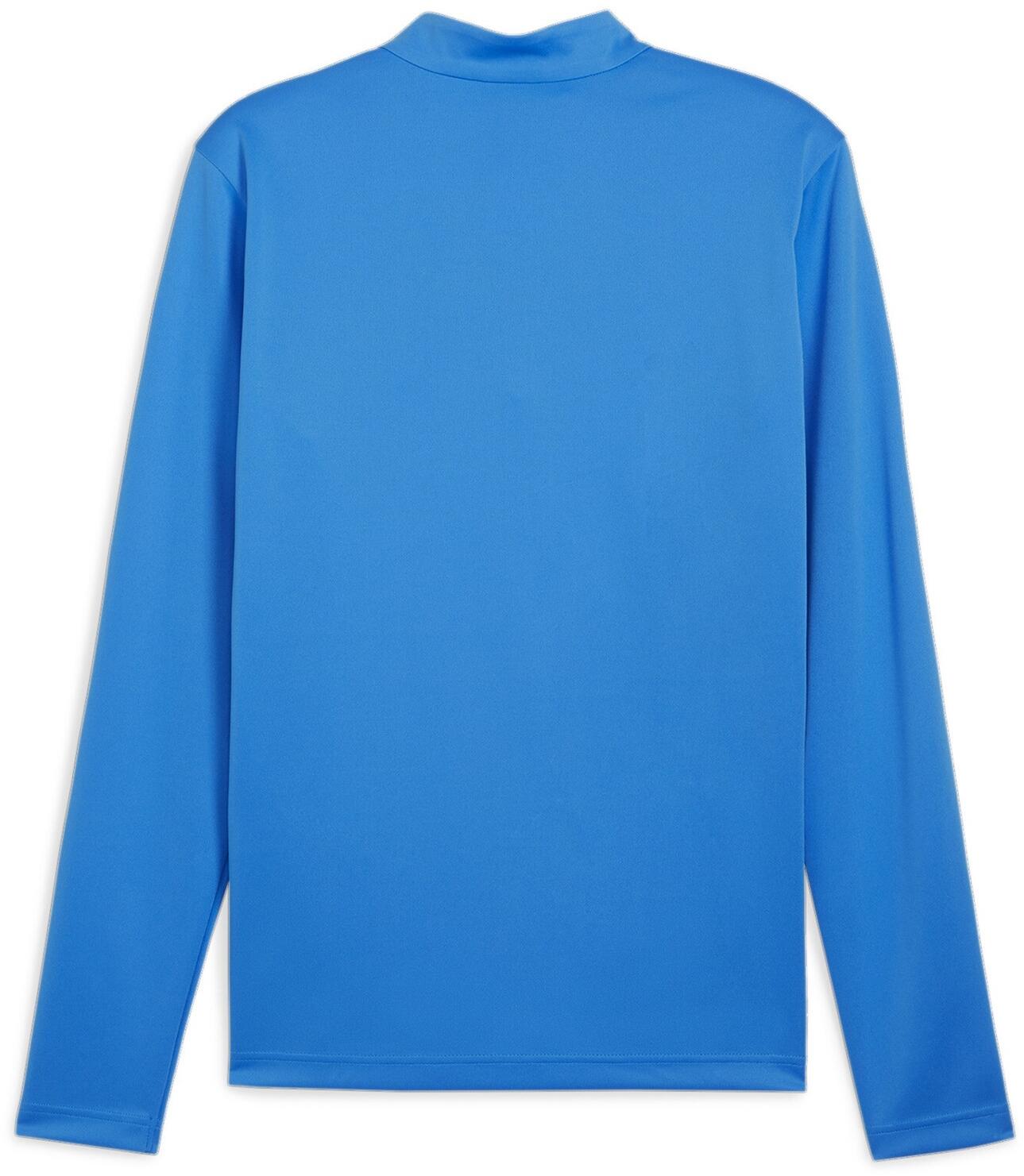 Puma teamGOAL 1/4 Zip Training Top - Electric Blue Lemonade