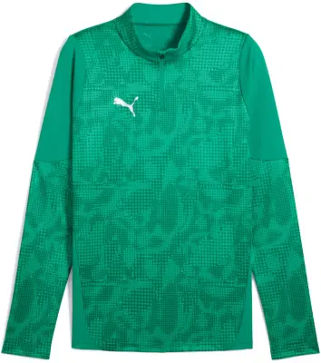 Puma teamCUP 1/4 Zip Training Top - Black / Silver - Total