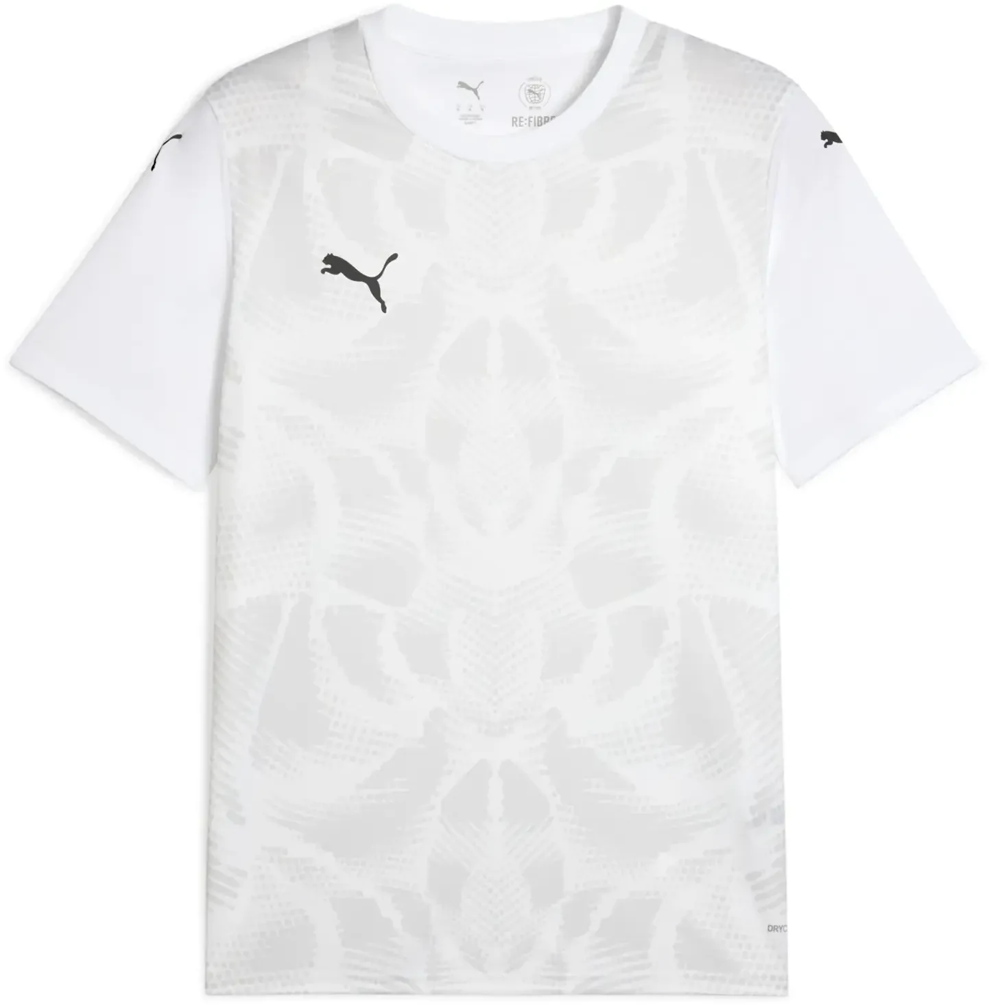 Puma レッジェーロ Puma teamULTIMATE Jersey - White / Black - Total Football Direct