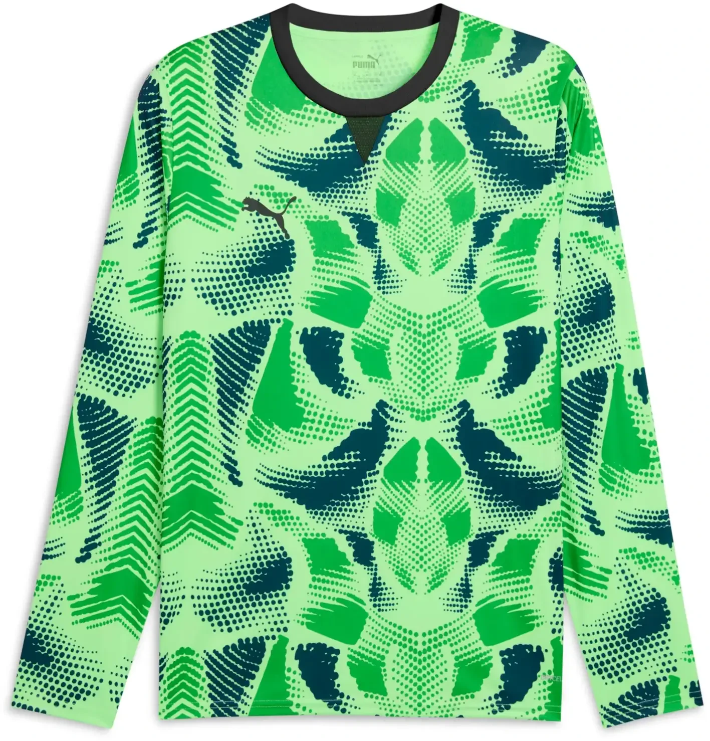 Puma teamTARGET Goalkeeper Jersey - Fizzy Lime / Black - Total